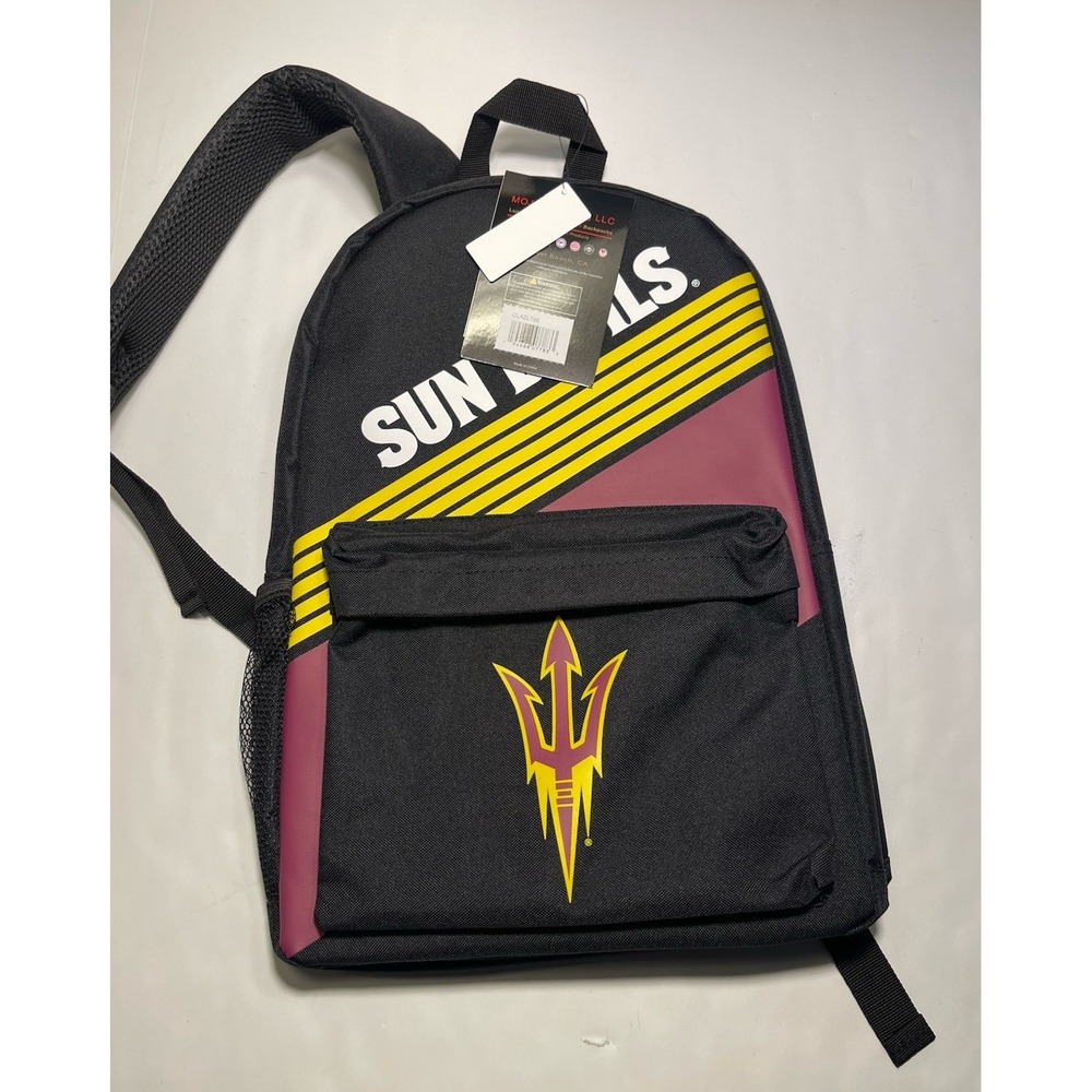 Arizona State Sun Devils Mojo Unisex Adult Fan Backpack One Size Black NWT